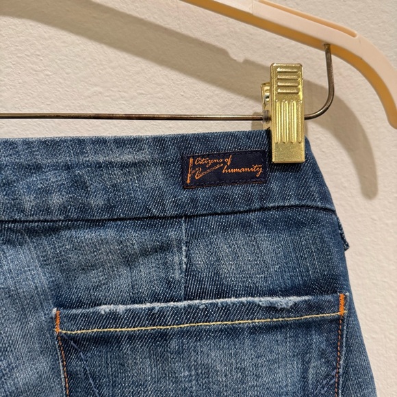 Citizens Of Humanity Faye Dark Blue Boot Cut Jeans - Picture 13 of 13